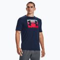 Vyriški Under Armour sportiniai treniruočių marškinėliai Boxed Sportstyle, tamsiai mėlyni 1329581