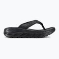 Vyriškos šlepetės per pirštą HOKA ORA Recovery Flip black/dark gull gray 2