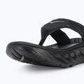 Vyriškos šlepetės per pirštą HOKA ORA Recovery Flip black/dark gull gray 9