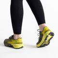 Moteriški bėgimo bateliai HOKA Evo Speedgoat black/yellow 1111430-CIB 4