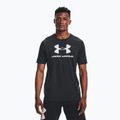 Under Armour UA Sportstyle Logo SS vyriški treniruočių marškinėliai juodi 1329590