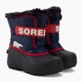 Sorel Snow Commander vaikiški trekingo batai nocturnal/sail red 4