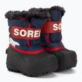 Vaikiški sniego batai Sorel Snow Commander nocturnal/sail red 4