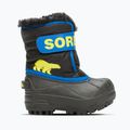 Vaikiški sniego batai Sorel Snow Commander black/super blue 7