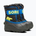 Vaikiški sniego batai Sorel Snow Commander black/super blue 9