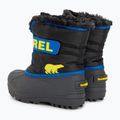 Paauglių sniego batai Sorel Snow Commander black/super blue 3