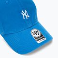 Kepuraitė su snapeliu 47 Brand MLB New York Yankees Base Runner CLEAN UP blue raz 3