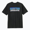 Vyriški žygio marškinėliai Patagonia P-6 Logo Responsibili-Tee black 3