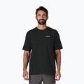 Vyriški žygio marškinėliai Patagonia P-6 Logo Responsibili-Tee black
