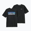 Vyriški žygio marškinėliai Patagonia P-6 Logo Responsibili-Tee black 7