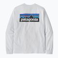 Vyriški marškinėliai ilgomis rankovėmis Patagonia P-6 Logo Responsibili white 5