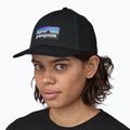 Patagonia P-6 Logo LoPro Trucker kepurė juoda 7