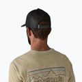 Patagonia P-6 Logo LoPro Trucker kepurė juoda 6