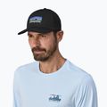 Kepuraitė su snapeliu Patagonia P-6 Logo Trucker black 7