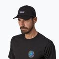 Kepurė su snapeliu Patagonia P-6 Label Trad juoda 3