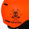 Vaikiškas slidinėjimo šalmas Salomon Grom Visor oranžinis L40836900 7