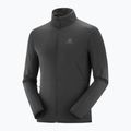 Vyriški Salomon Outrack Full Zip Mid vilnoniai marškinėliai su užtrauktuku, juodi LC1369200