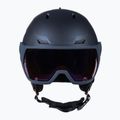 Moteriškas slidinėjimo šalmas Salomon Icon LT Visor Photo Sigma S1-S3 navy blue L41529800 2
