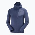 Vyriški Salomon Outline FZ Hoodie vilnoniai džemperiai tamsiai mėlyna LC1712100