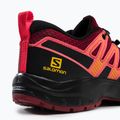Salomon XA Pro V8 vaikiški bėgimo bateliai dahlia/black/pord 9