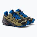 Vyriški bėgimo bateliai Salomon Speedcross 5 GTX black/green moss/skydiver 5