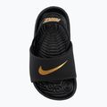 Vaikiškos šlepetės Nike Coffee black/metallic gold 5