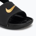 Vaikiškos šlepetės Nike Coffee black/metallic gold 7