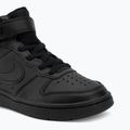 Vaikiški batai Nike Court Borough Mid 2 black/black/black 7