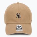 Kepuraitė su snapeliu 47 Brand MLB New York Yankees Base Runner CLEAN UP khaki 2