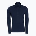 Vyriški Smartwool Merino 250 Baselayer 1/4 Zip termo marškinėliai su dėžute, tamsiai mėlyni 16356-092-S