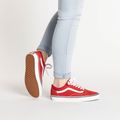 Batai Vans UA Old Skool racing red/true white 2