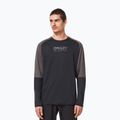 Oakley Factory Pilot Mtb LS II vyriški dviratininko marškinėliai juoda/pilka FOA404497