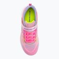 SKECHERS Go Run 600 Shimmer Speeder vaikiški treniruočių bateliai šviesiai rožinės/daugiafunkcinės spalvos 6