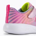 SKECHERS Go Run 600 Shimmer Speeder vaikiški treniruočių bateliai šviesiai rožinės/daugiafunkcinės spalvos 9