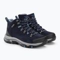 Moteriški trekingo batai SKECHERS Trego Alpine Trail navy/gray 4