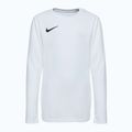 Vaikiški futbolo marškinėliai ilgomis rankovėmis Nike Dri-Fit Park VII white/black