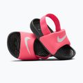 Vaikiškos šlepetės Nike Digital coffee pink/black/white 8