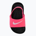 Vaikiškos šlepetės Nike Digital coffee pink/black/white 5