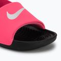 Vaikiškos šlepetės Nike Digital coffee pink/black/white 7