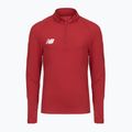 Vaikų futbolo marškinėliai New Balance Training 1/4 Zip Trikotažas bordo spalvos EJT9035RDP