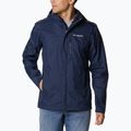 Vyriška striukė nuo lietaus Columbia Pouring Adventure collegiate navy