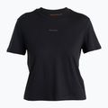 Moteriški žygio marškinėliai icebreaker Merino 150 Tech Lite III SS Crop Tee black 6