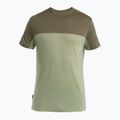 Vyriški žygio marškinėliai icebreaker Merino Cool-Lite Sphere III SS Tee Colour Block lichen/loden 7