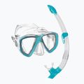 Paviršinio nardymo rinkinys Mares Combo Trygon aqua/white/clear