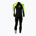 HEAD Ow Explorer FS 3.2.2 vyriškas triatlono hidrokostiumas juoda/geltona 452605