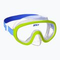 Vaikiškas paviršinio nardymo rinkinys Mares Combo Jelly lime/blue/clear 2