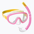 Vaikiškas paviršinio nardymo rinkinys Mares Combo Jelly pink/yellow/clear