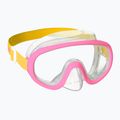 Vaikiškas paviršinio nardymo rinkinys Mares Combo Jelly pink/yellow/clear 2