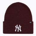 Žieminė kepurė 47 Brand MLB New York Yankees Haymaker dark maroon