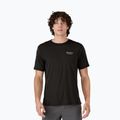 Vyriški marškinėliai Patagonia Cap Cool Merino Blend Graphic Shirt Heritage header/black